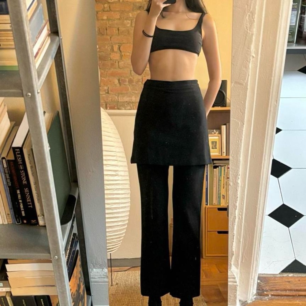 Yohji Yamamoto Y's Apron Skirt Pants